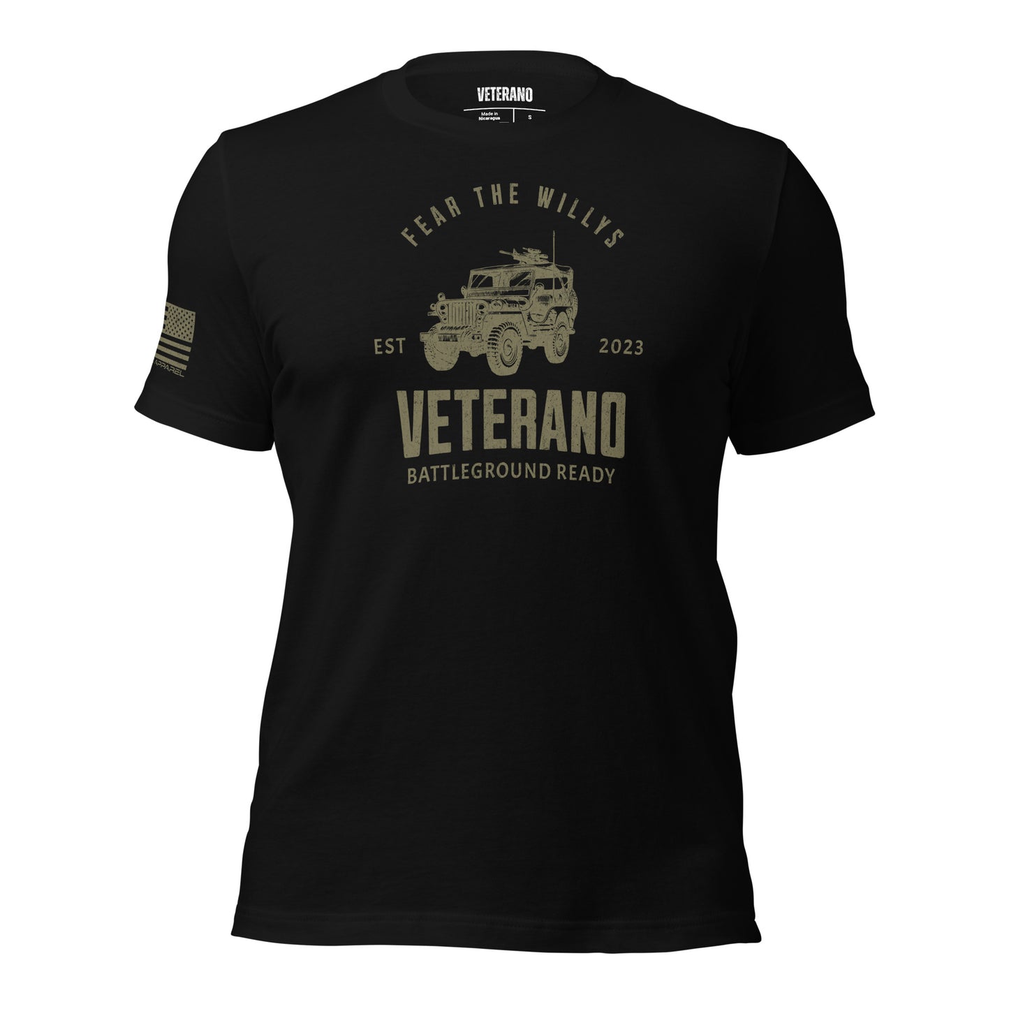 Fearless Willys Veterano T-Shirt FREE SHIPPING