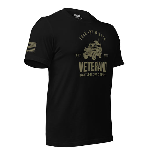 Fearless Willys Veterano T-Shirt FREE SHIPPING