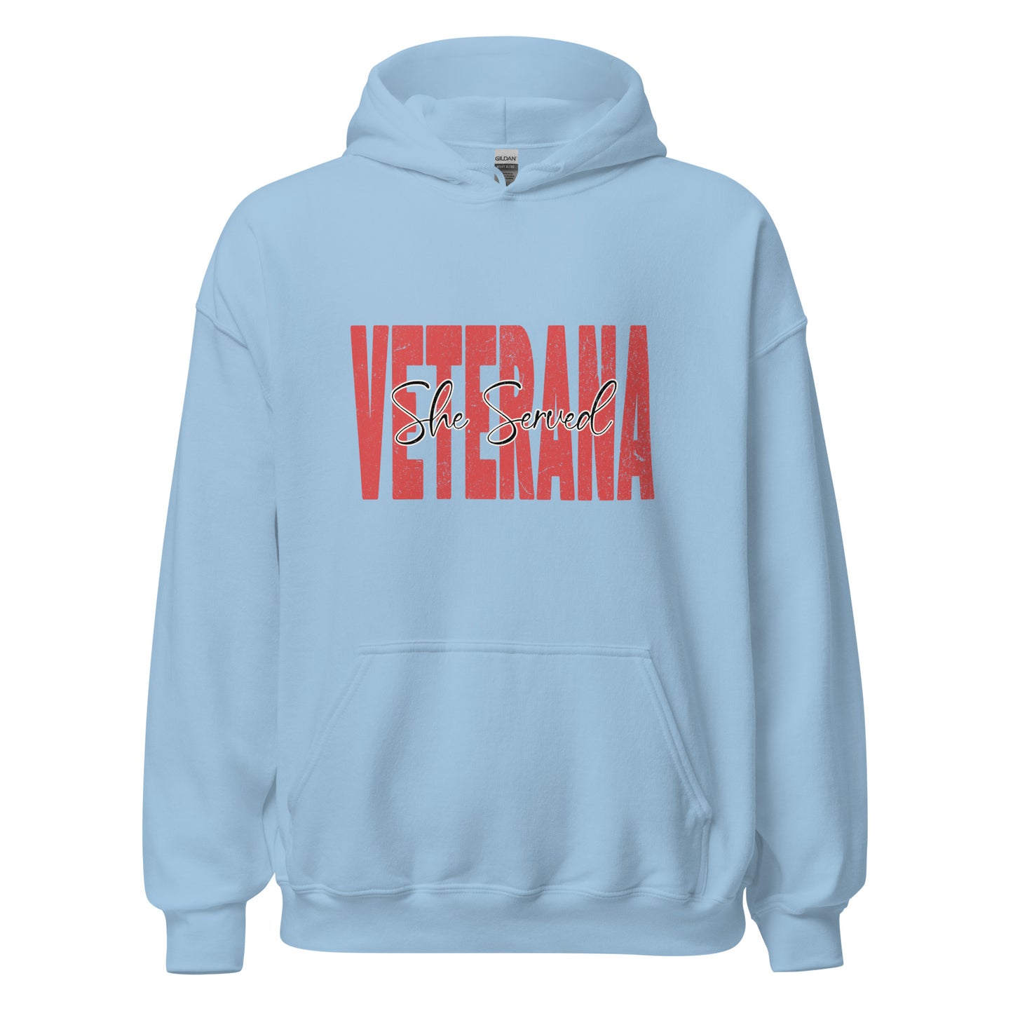 Veterana-She Served Hoodie FREE SHIPPING