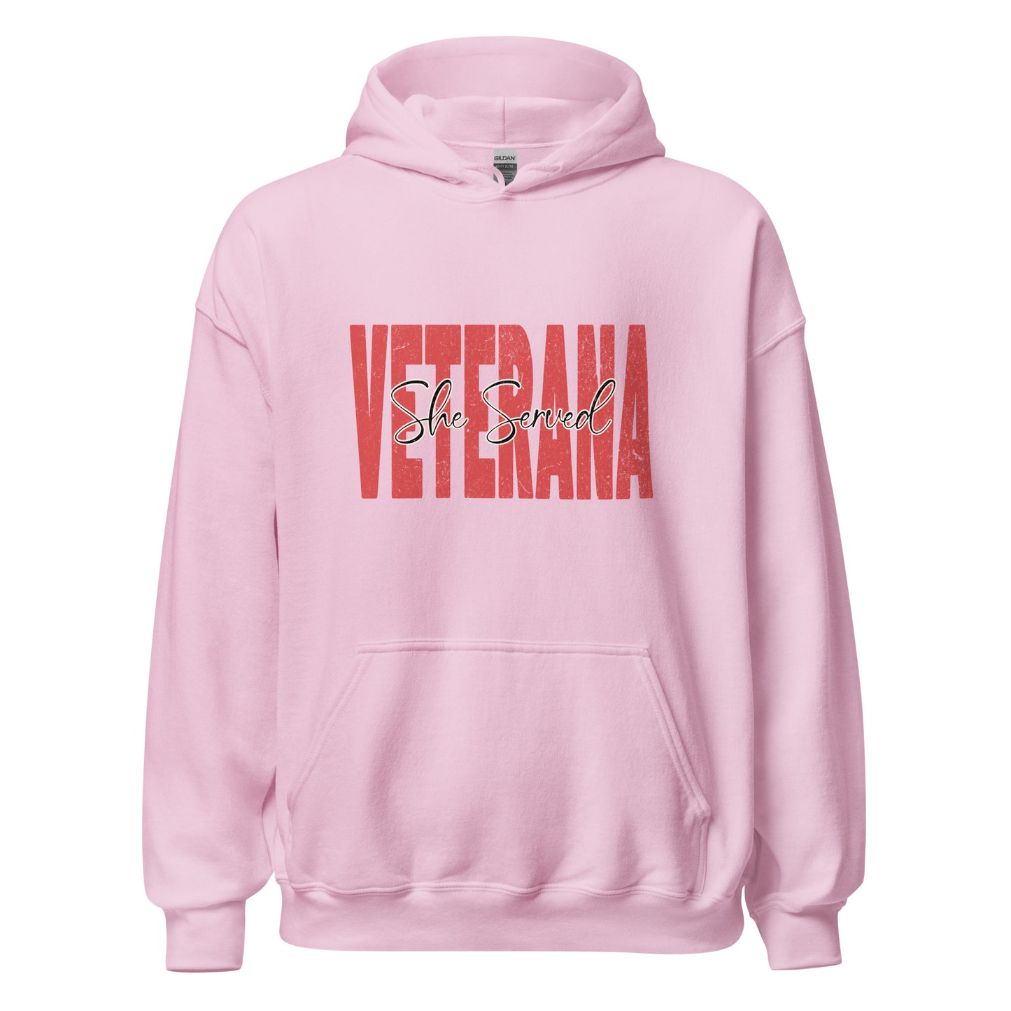 Veterana-She Served Hoodie FREE SHIPPING