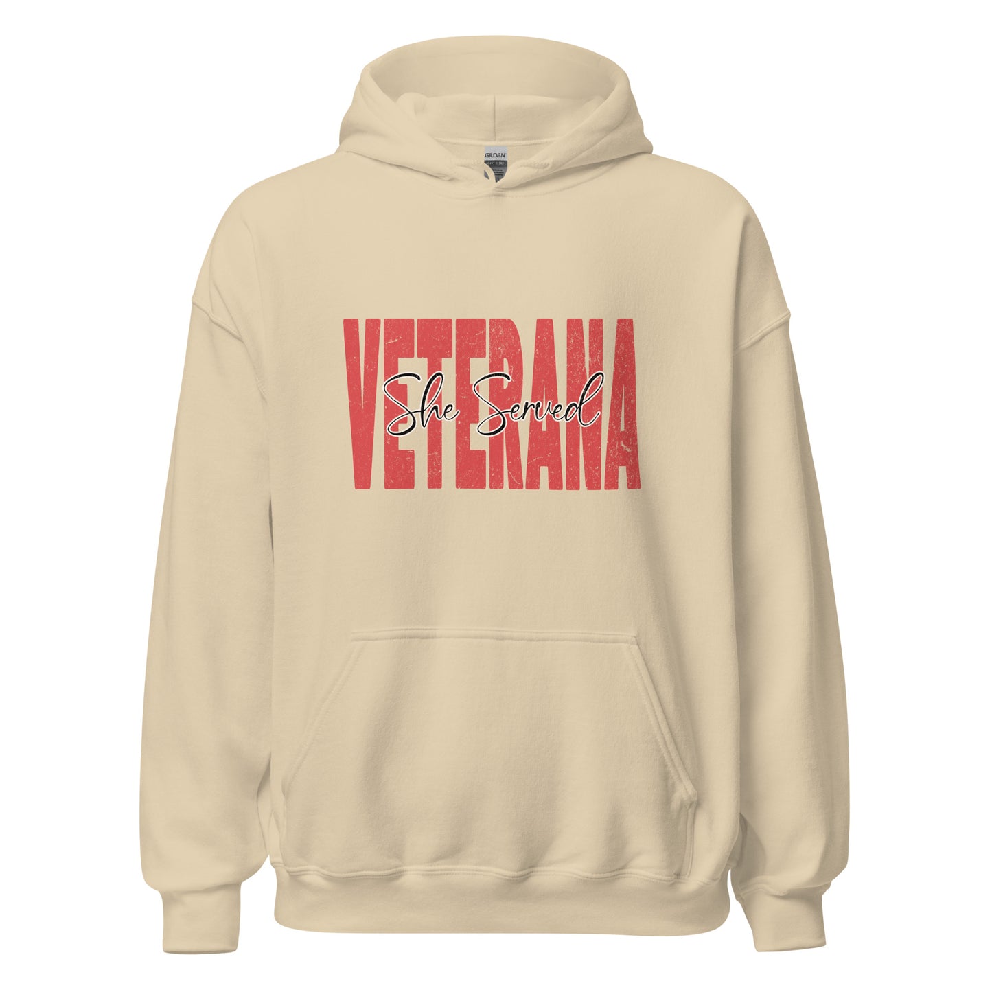 Veterana-She Served Hoodie FREE SHIPPING