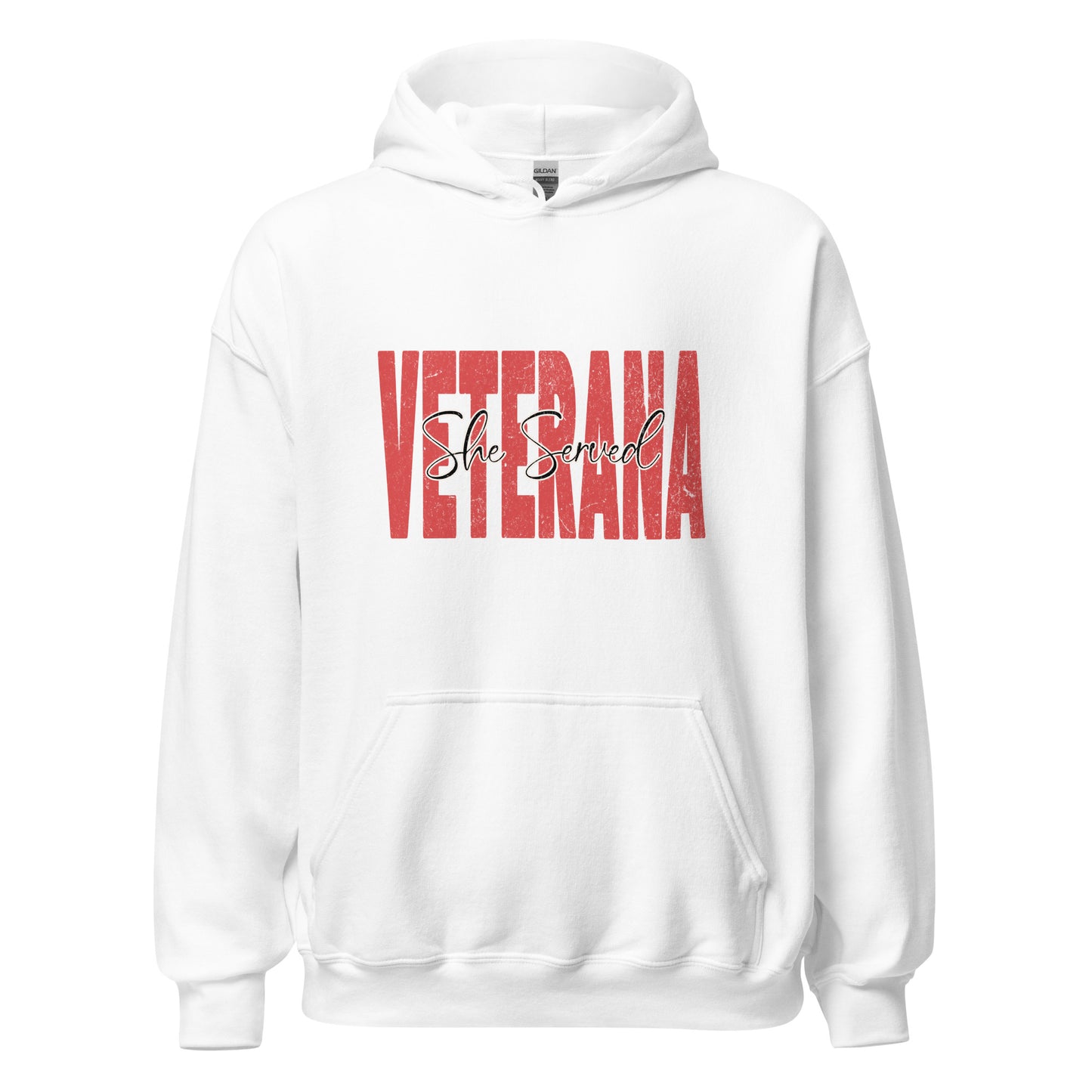 Veterana-She Served Hoodie FREE SHIPPING
