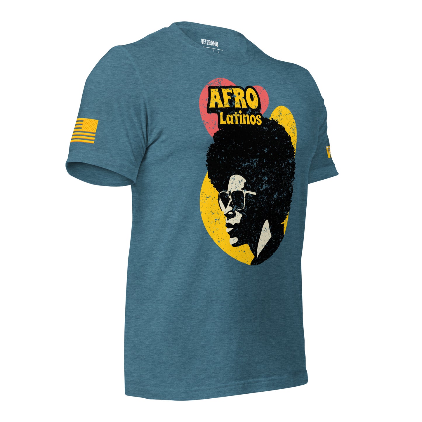 Afro Latino Retro Veterano T-Shirt