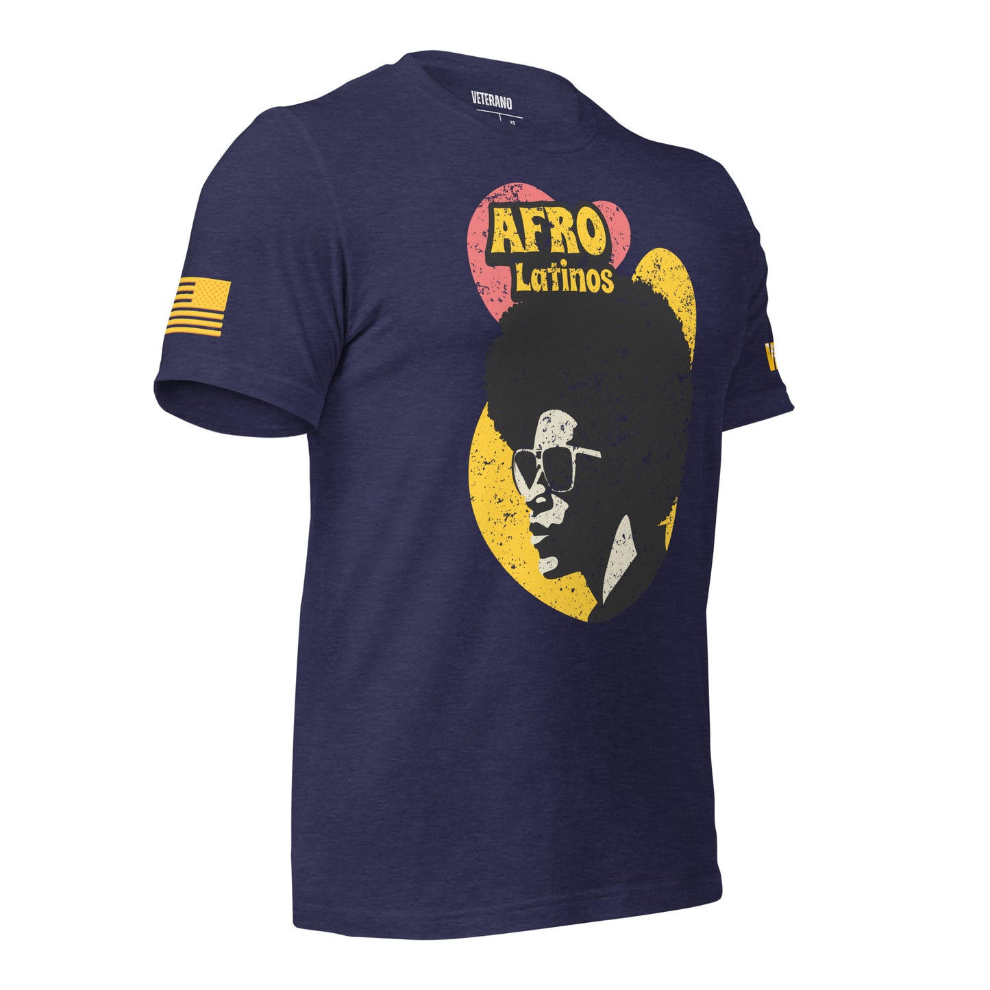 Afro Latino Retro Veterano T-Shirt