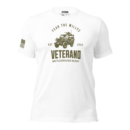 Fearless Willys Veterano T-Shirt FREE SHIPPING